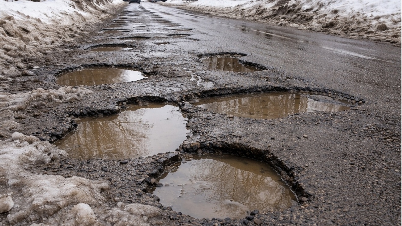 В Челнах начали срочный ямочный ремонт дорог В Набережных Челнах начался аварийный ямочный р...