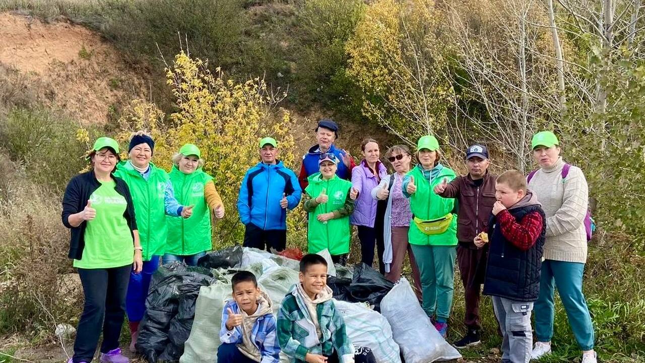 Вчера на живописном берегу реки Зай прошел экол...