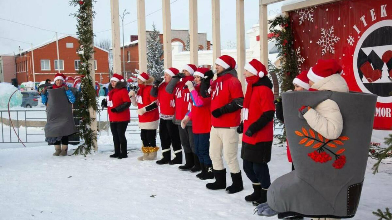 Сегодня, 5 января, в городе Кукмор состоялся фе...