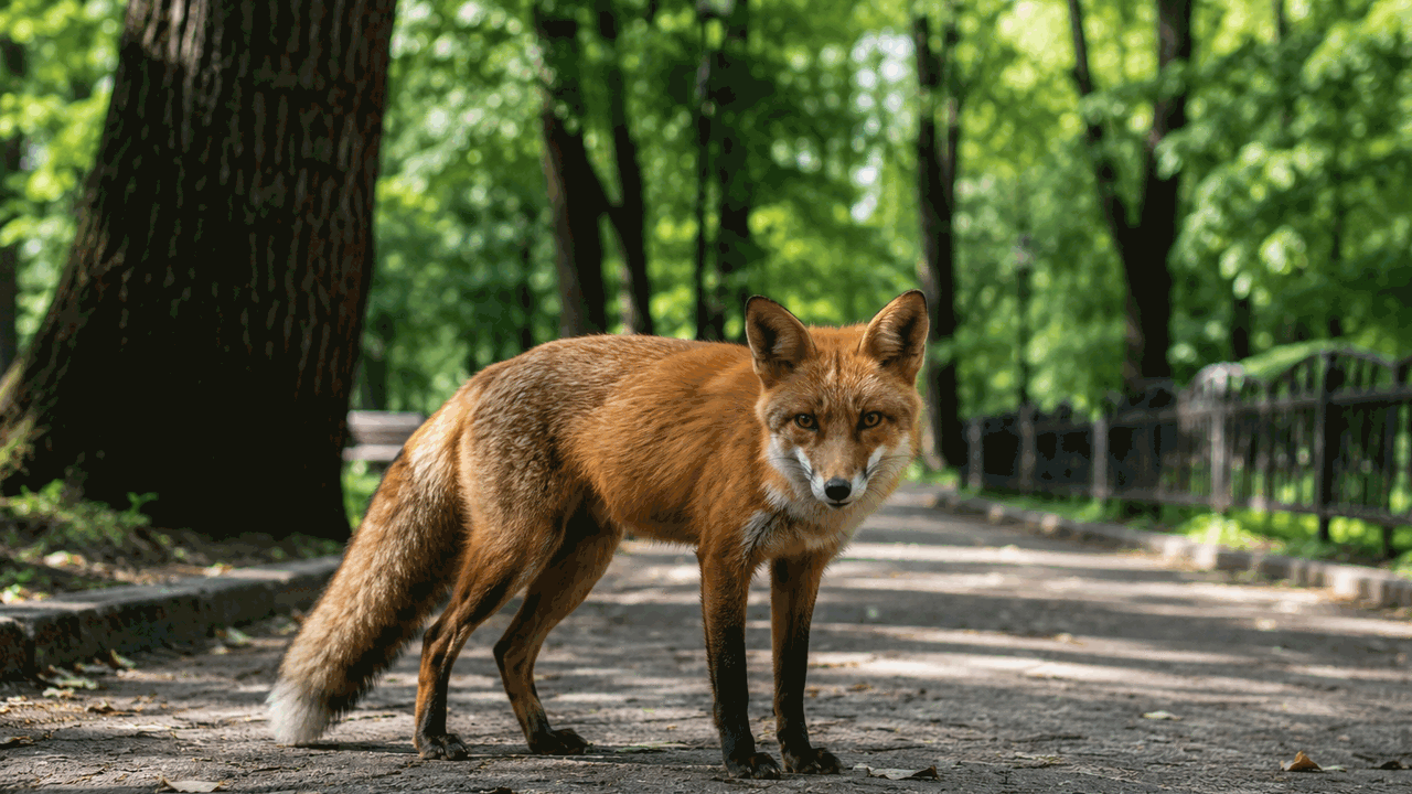 В Челнах снова заметили лису В Набережных Челнах очевидцы вновь заметили лису