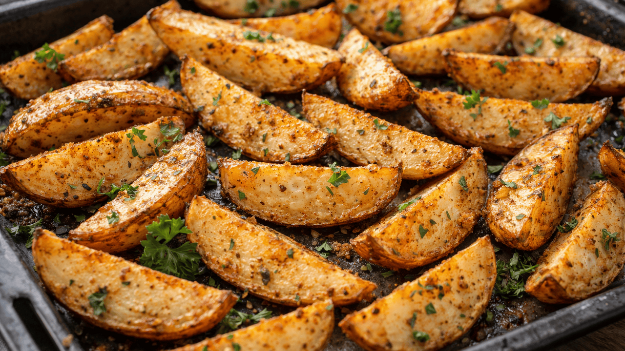 Картошка по-деревенски в духовке — одно из тех ...