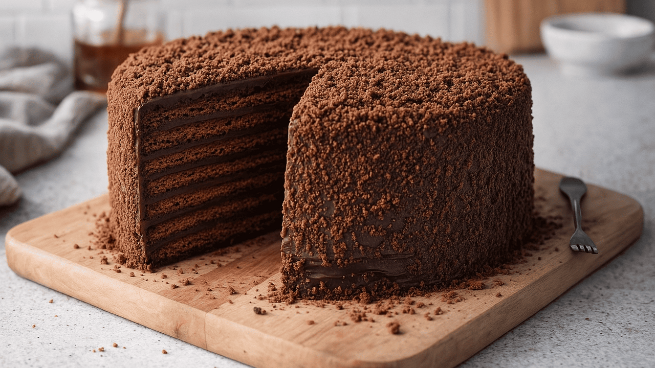 Этот шоколадный пирог с маскарпоне — десерт, ко...