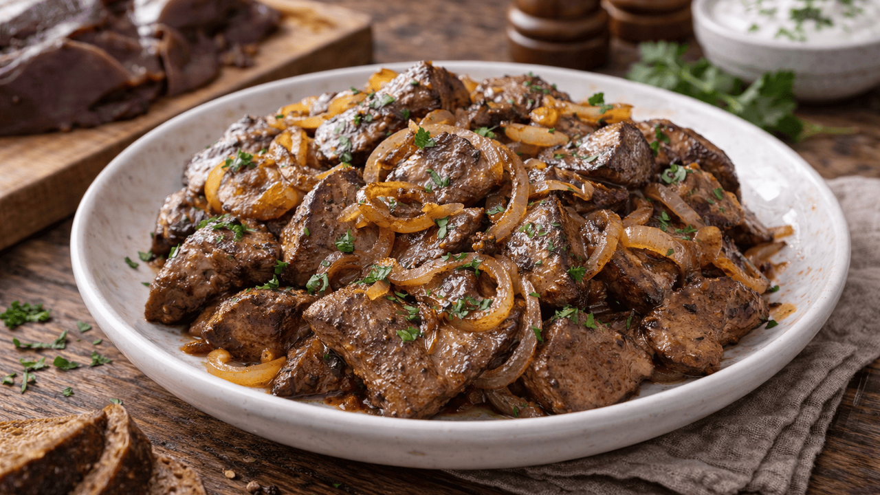 Свиная печень — продукт недооценённый, но при п...