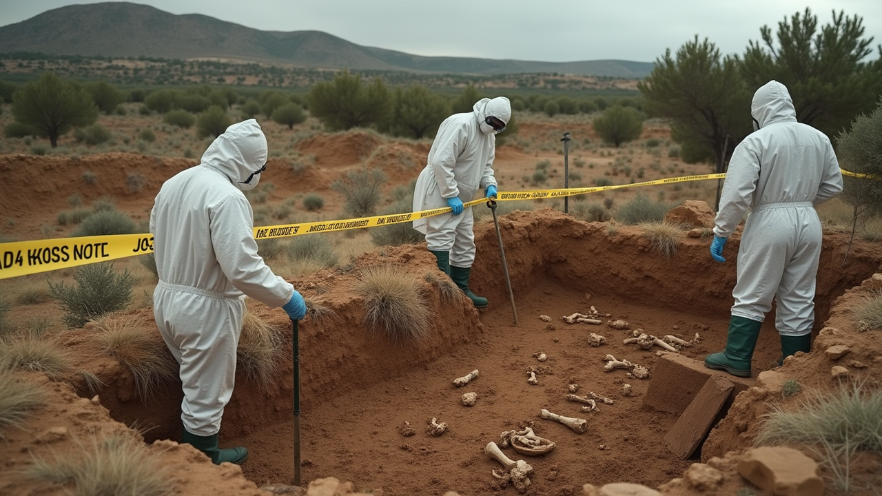На археологическом памятнике Монтелирио Толос в...