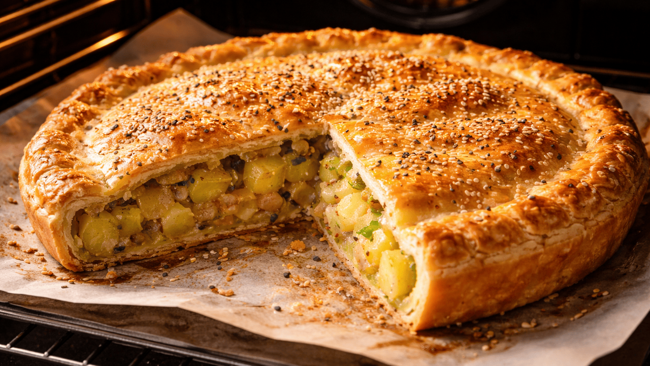 Нежный пирог с картошкой и луком в духовке: быстрый рецепт, который съедают до последнего кусочка Иногда хочется домашней выпечки без лишней возн...