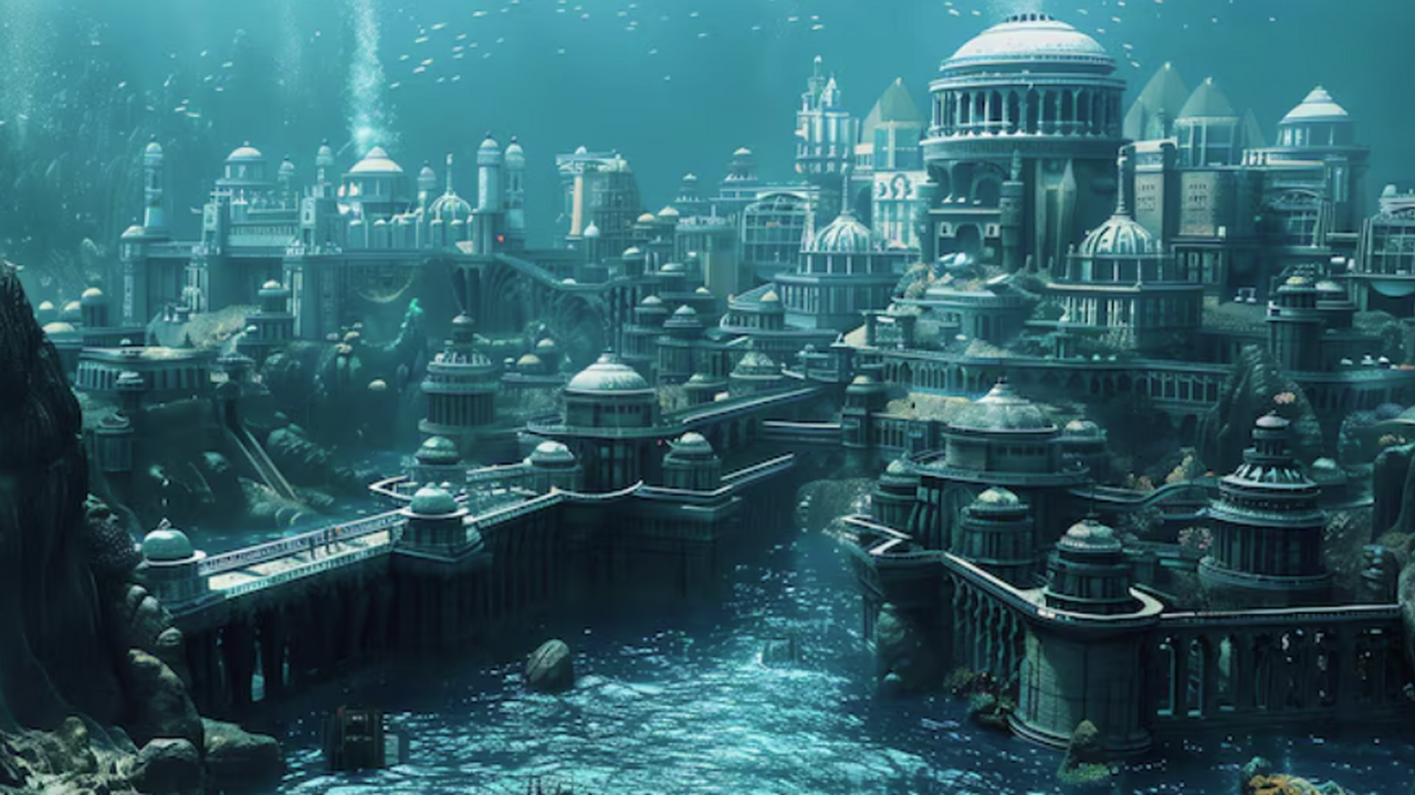 В Атлантическом океане, вблизи Срединно-Атланти...