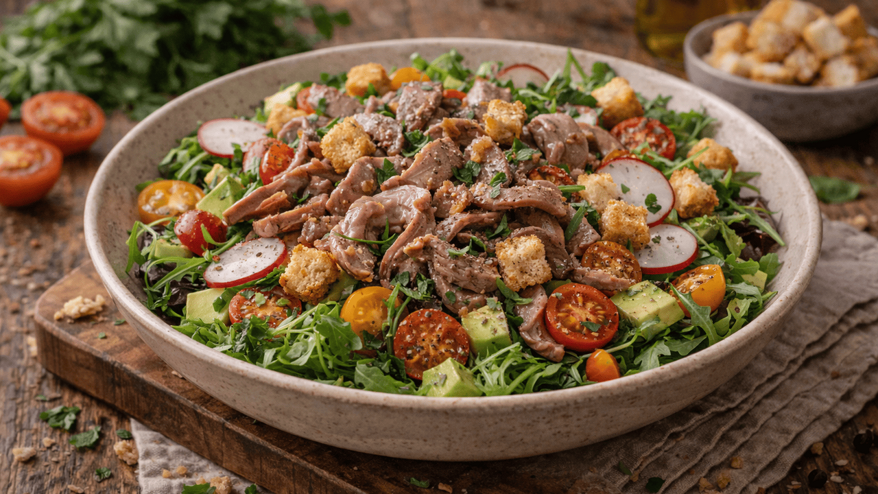 Этот салат неизменно становится главным сюрприз...