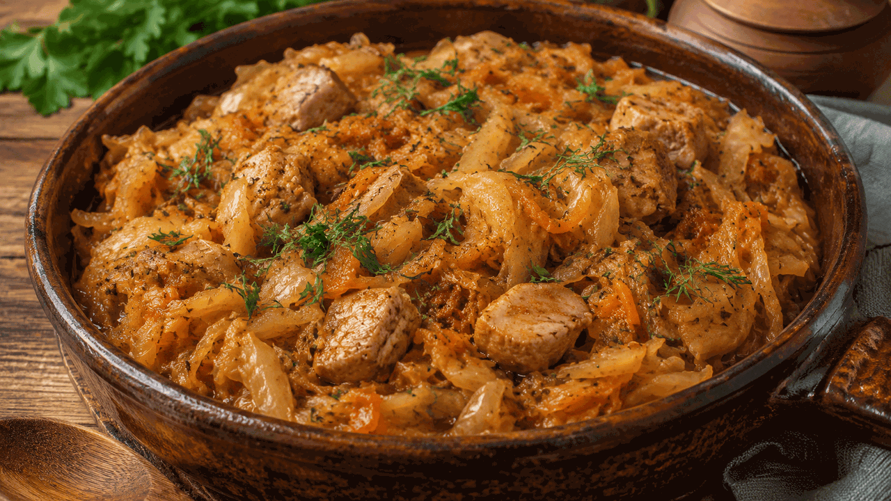 Сытно, просто и по домашнему вкусно: как приготовить капусту с мясом, чтобы все попросили добавки У тушеной капусты с мясом есть простой секрет: ...