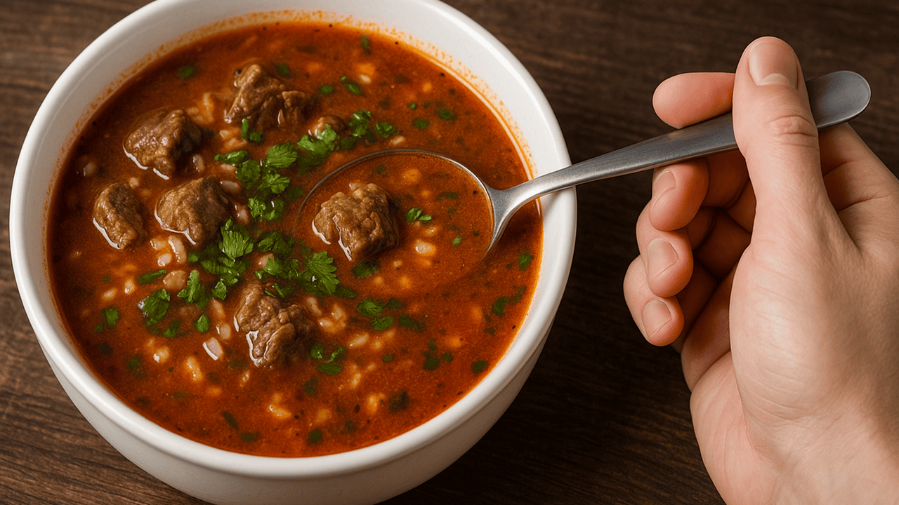 Настоящий харчо — это ароматный, насыщенный суп...