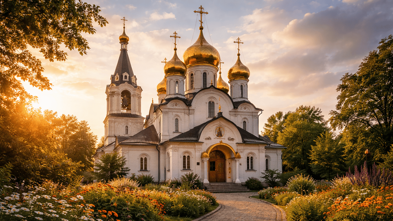 Накануне Пасхи в храме Гроба Господня в Иерусал...