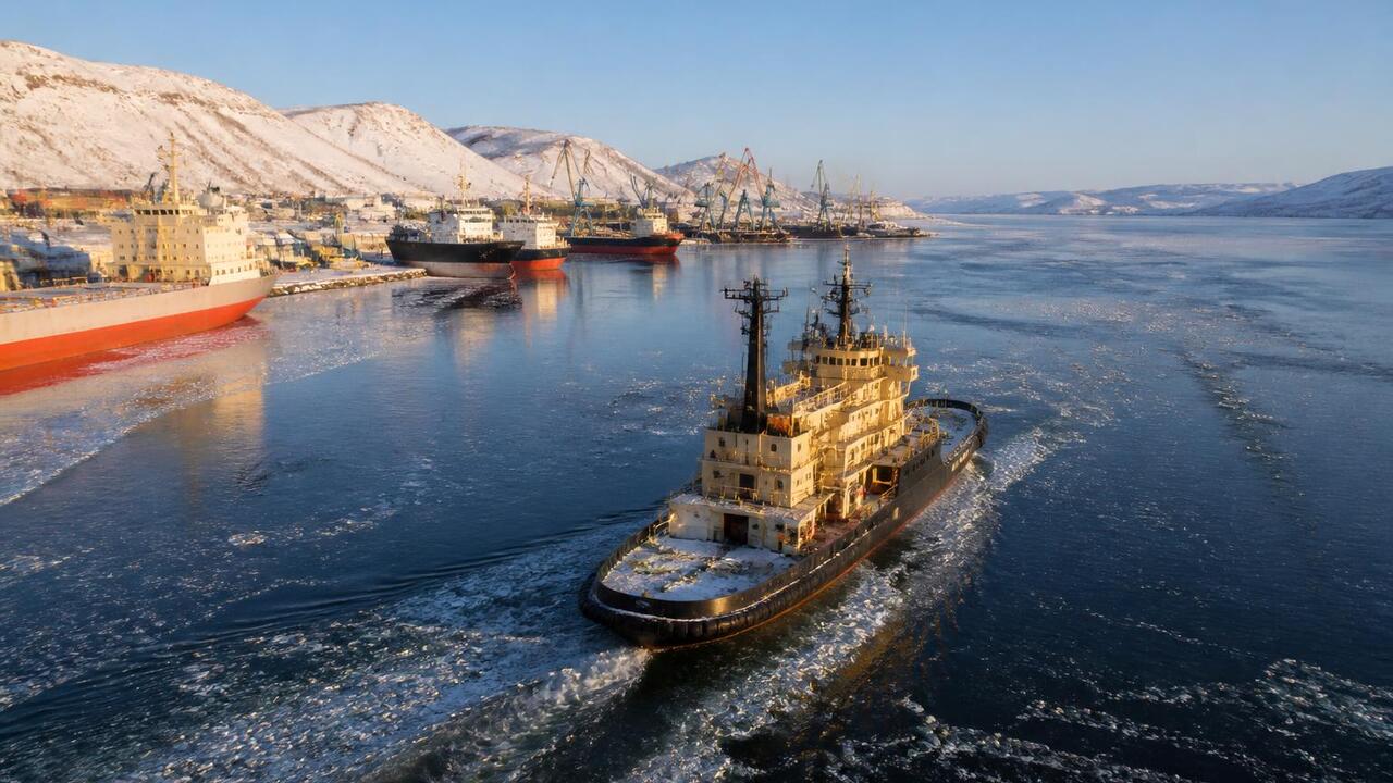 Потери РФ от нехватки портов и ледоколов в Аркт...