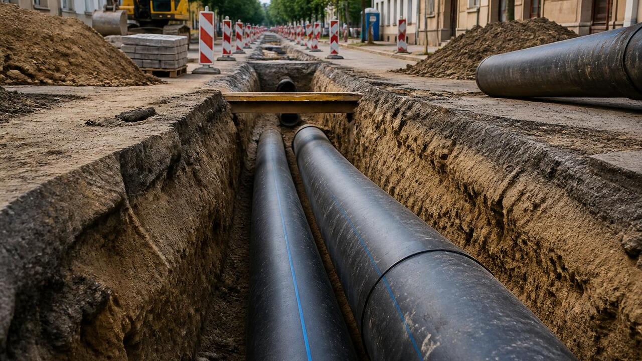 Капремонт водопровода в 42 и 43 микрорайонах Челнов готов на 90% В Челнах на 90% завершен капремонт водопровода ...