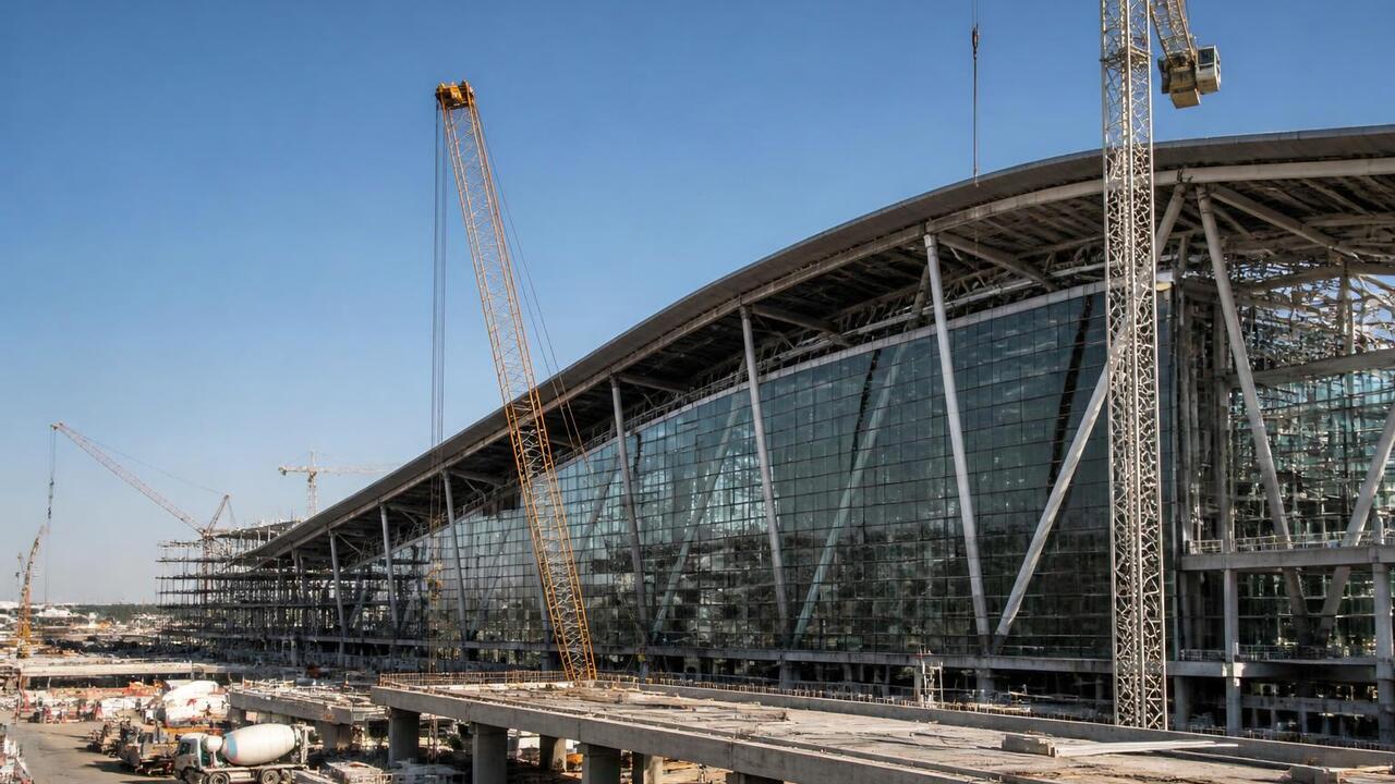 Третий терминал аэропорта Казани достроят к 30 августа Третий терминал аэропорта Казани достроят к 30 ...