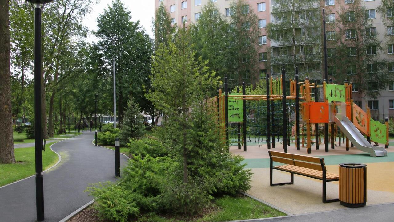 Программа «Наш двор» в Татарстане выполнена на ...