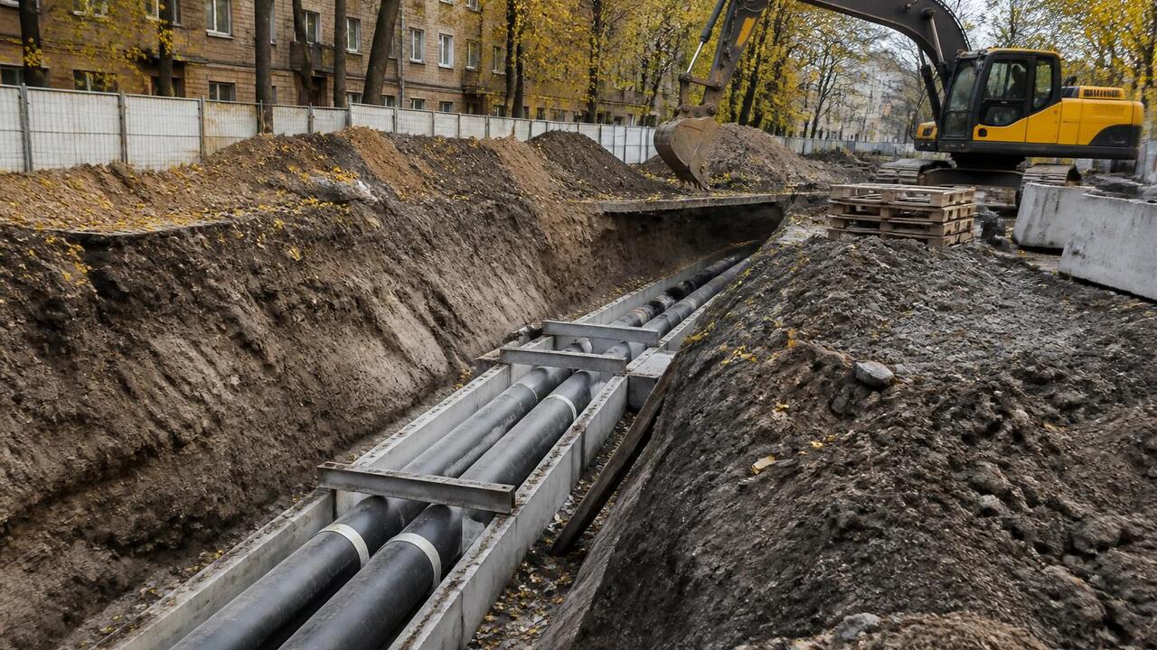 У метро «Чёрная Речка» обновят магистральную теплосеть за 174 млн В Петербурге объявлен конкурс на реконструкцию ...
