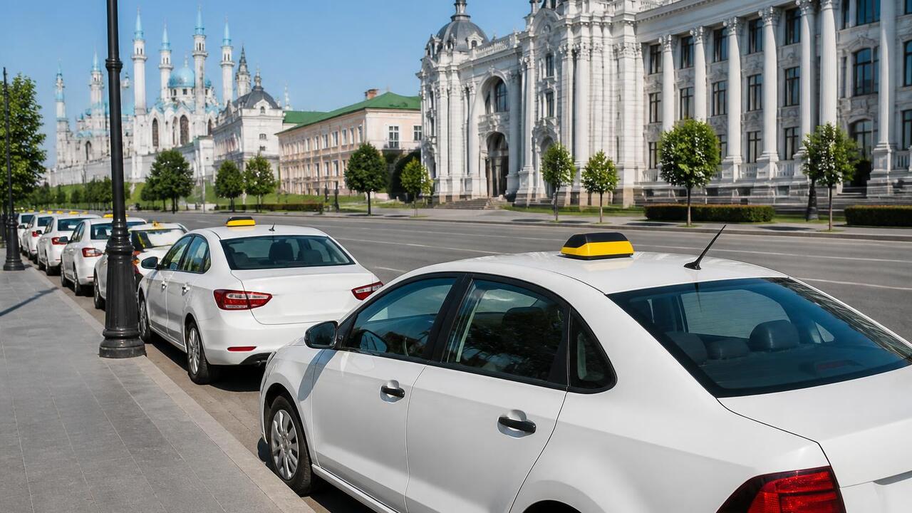 В июле средняя цена такси в Татарстане достигла...
