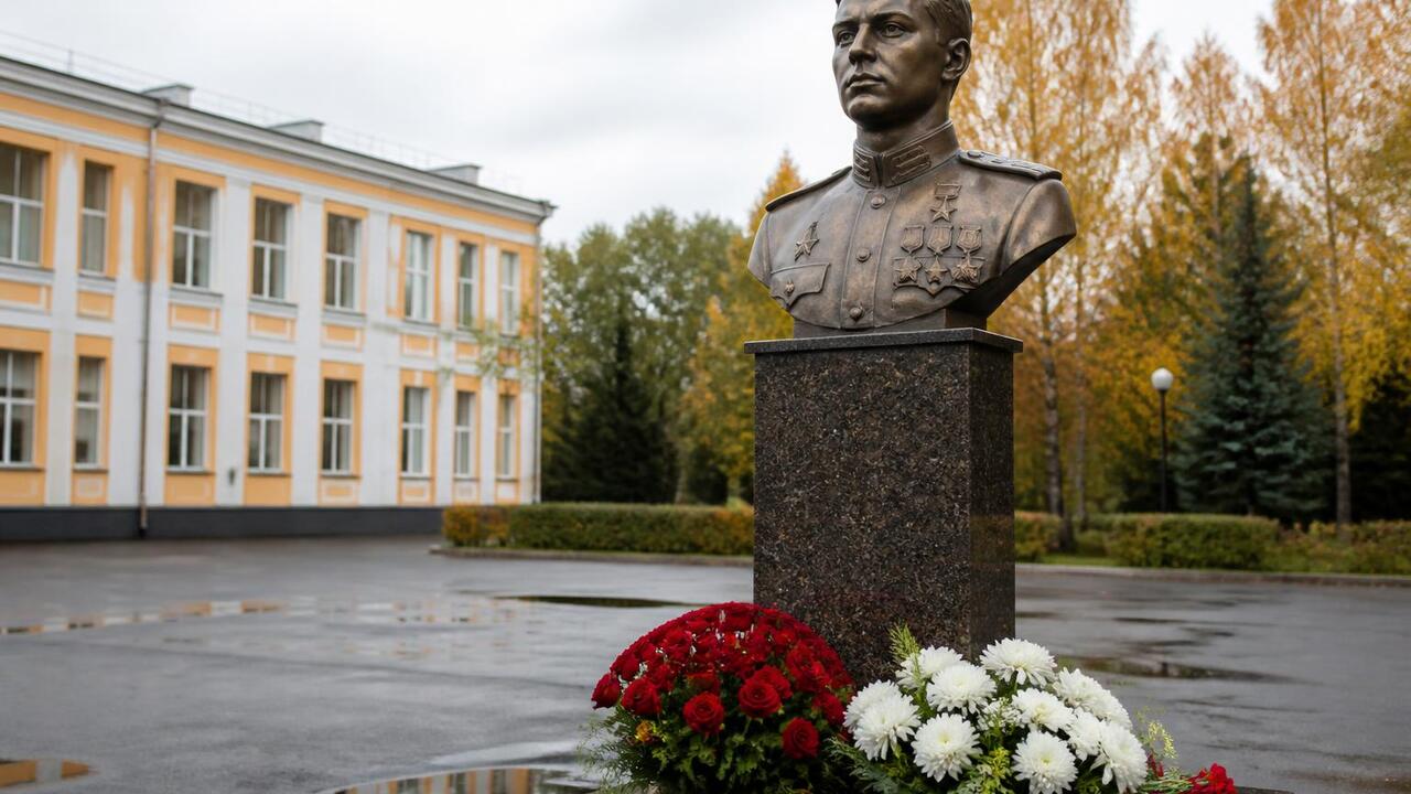 В Казани после реставрации открыли мемориал Герою Советского Союза В Казани после реставрации открыли мемориал Гер...