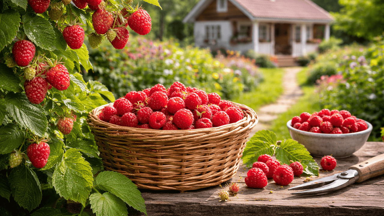 Малина считается одной из самых благодарных яго...