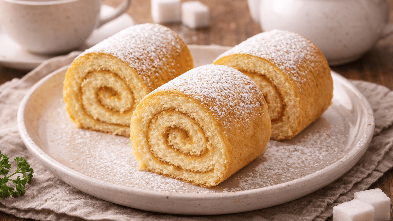 Идеальный бисквитный рулет без трещин и нервов: простой рецепт, который получится у каждого Бисквитный рулет — десерт, который сочетает эфф...