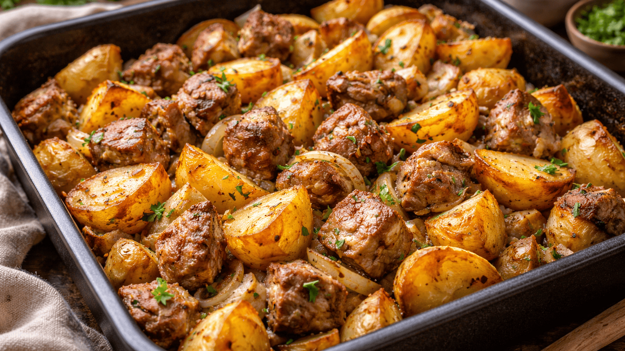 Картофель с мясом в духовке — не просто «что-то...