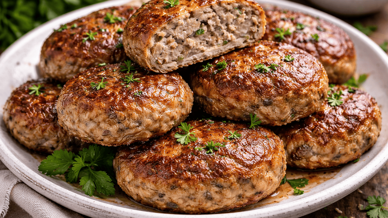 Домашние котлеты с хрустящей корочкой и сочной ...