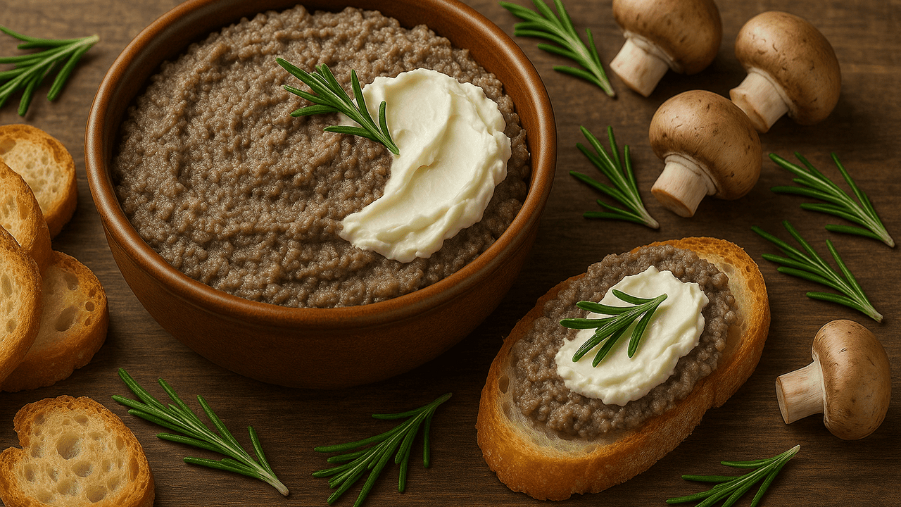 Чем впечатлить гостей на празднике: грибной паштет со сливочным сыром — лучше ресторанного Грибной паштет со сливочным сыром — простое, но...