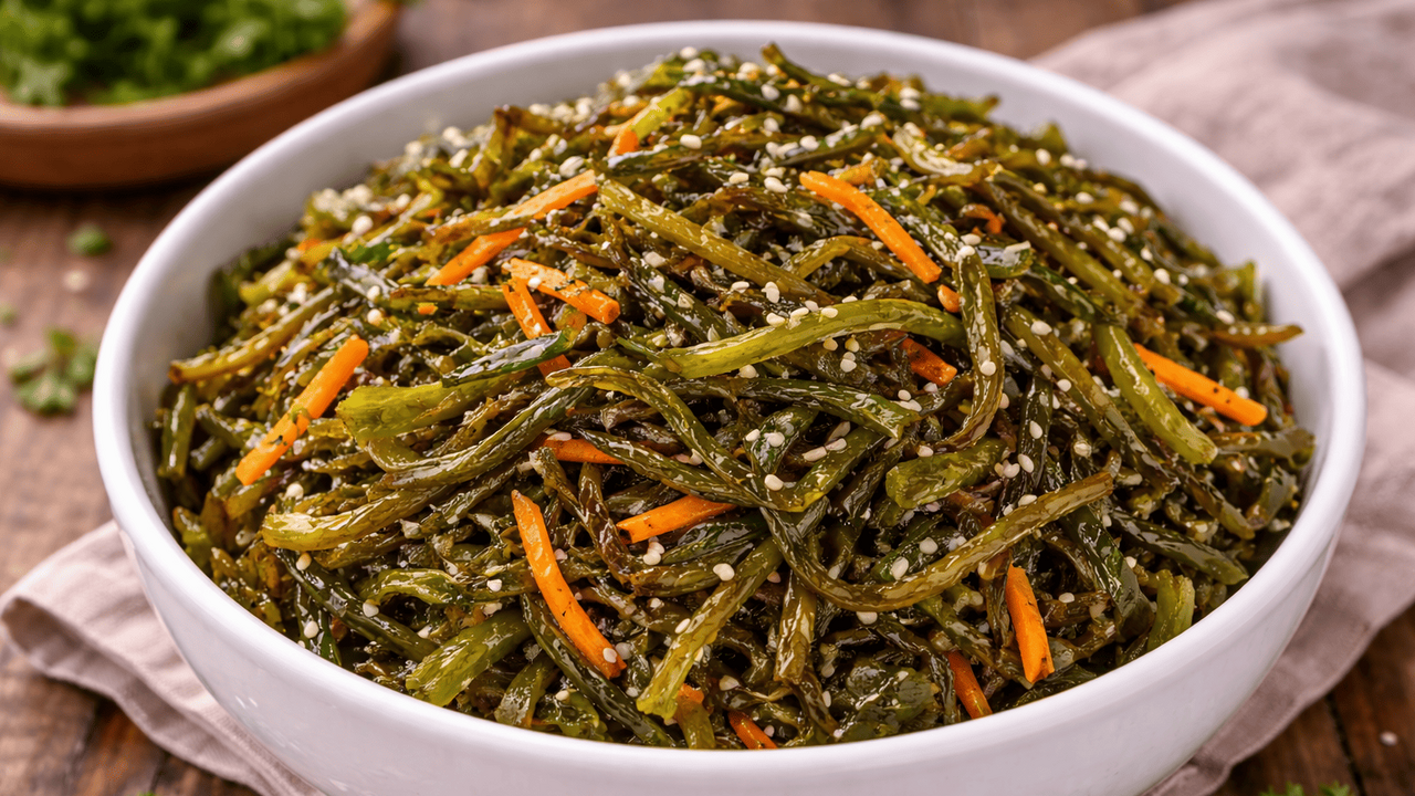 7 простых салатов с морской капустой: вкусные и...