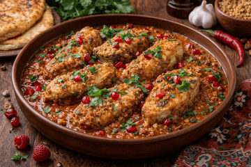 Глубокий вкус и пряные нотки: грузинская рыба в густом орехово-томатном соусе