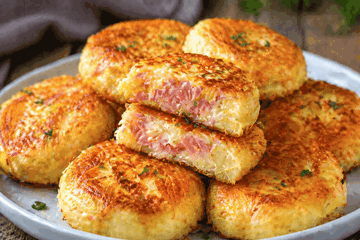 Обманчиво простой рецепт, который удивляет вкусом: «ложные сырники» с ветчиной и сыром от Ивлева