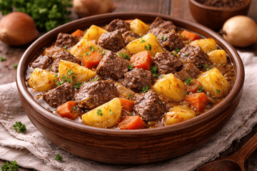 Тот самый вкус домашнего уюта: жаркое с говядиной и картошкой по рецепту Ларисы Рубальской и вариант в духовке