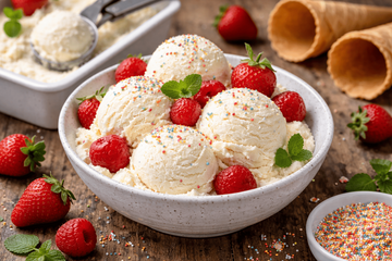 Летний десерт в любое время года: простой способ приготовить мороженое дома