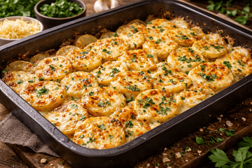 Этот запечённый картофель с сыром просят готовить снова и снова: в чём секрет идеального вкуса