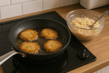 Начинка меняет всё: драники «Семейные» с курицей и расплавленным сыром выглядят как мини-пирожки и идеально подходят для ужина