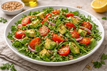 Лёгкий, но действительно сытный: мой любимый салат, который готовится всего за 10 минут