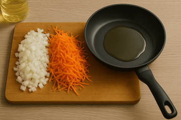 Ошибку допускают почти все: правильная последовательность лука и моркови меняет всю зажарку