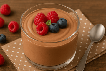 Шоколадный десерт из ряженки без духовки — готовится проще простого