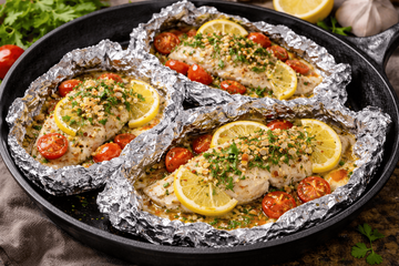 Рыбу не жарю и не запекаю: простой способ в фольге на сковороде делает её невероятно сочной за 10 минут