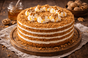 Медовая классика без тяжести: почему торт «Мадлен» называют облегчённой версией медовика