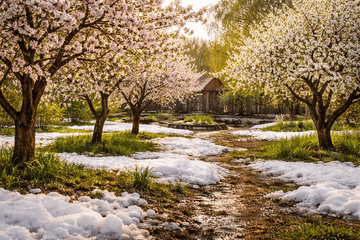 Первый весенний уход за садом стартует с правильной подкормки: чем удобрить плодовые деревья после таяния снега