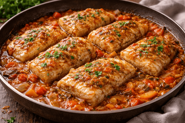 Всего один простой соус на сковороде: рыба получается такой нежной, что буквально тает во рту