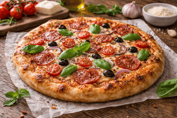 Пицца как в Италии у себя дома: правильное тесто из 5 ингредиентов без молока и масла