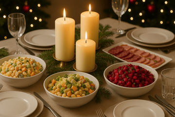 Стол ломится от еды, а этот салат «Свежесть» на Новый год гости смели первым — поняла, что нужно делать в этом году вдвое больше