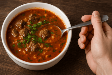 Суп харчо выходит идеальным: готовлю по рецепту из старинных грузинских книг — настоящее кавказское блюдо