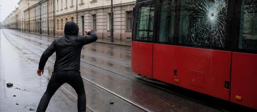 В Казани на остановке Братьев Касимовых мужчина...