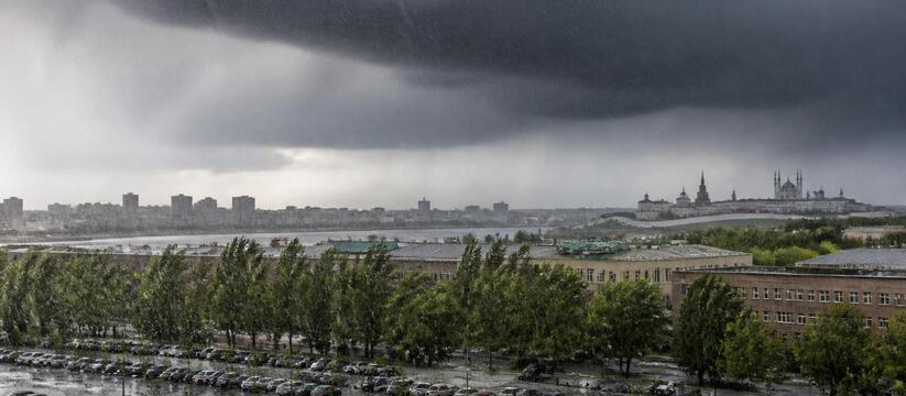В Татарстане сегодня ожидаются ливни, грозы и г...