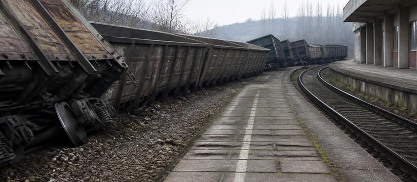 Четыре вагона грузового поезда сошли с рельсов на станции Юдино Днем 4 августа на станции Юдино сошли с рельсов...
