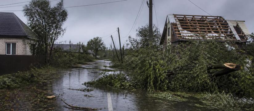 Сильный ливень и ветер в Татарстане: 23 упавших...