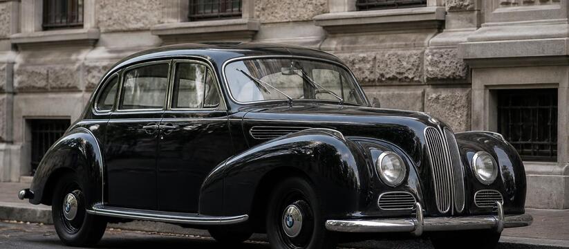 Ретро-седан BMW 340 1950 года продают в Набережных Челнах за 5 млн рублей В Набережных Челнах продают черный BMW 340 1950...