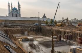 В Казани начали подготовку площадки под строите...