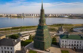 Полумесяц с башни Сююмбике снимут для реставрац...